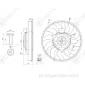 7701045816 7701051483 Ventiladores do radiador 12v para RENAULT